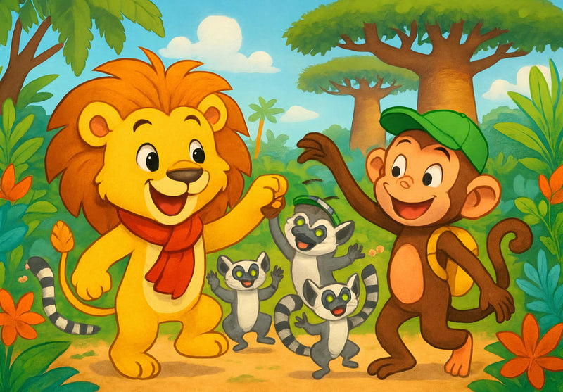 110848 Kinder - Buschi und Milo Puzzle