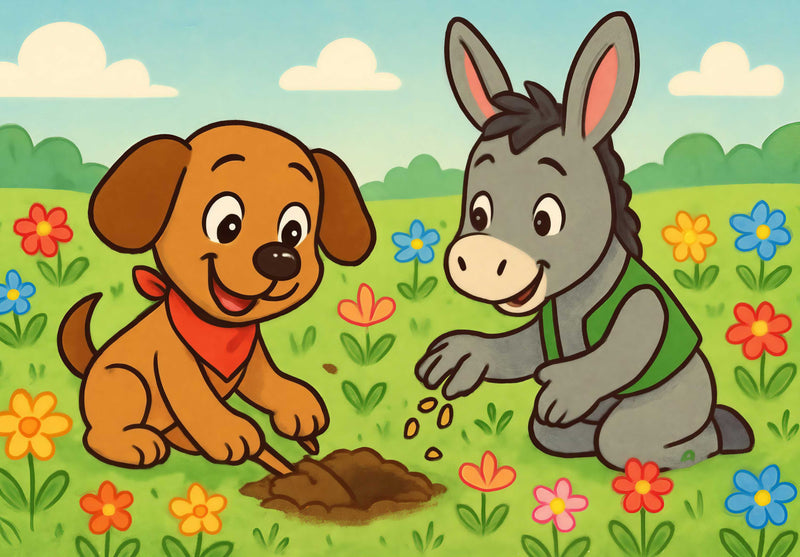 110668 Kinder - Wuff und Huf Puzzle