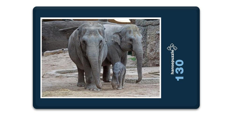 18048 Tierwelt - Elefanten-Familie