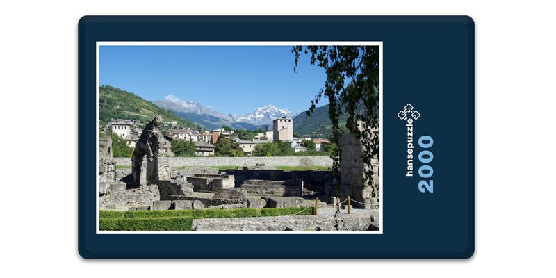 15823 Gebäude - Ruinen von Aosta