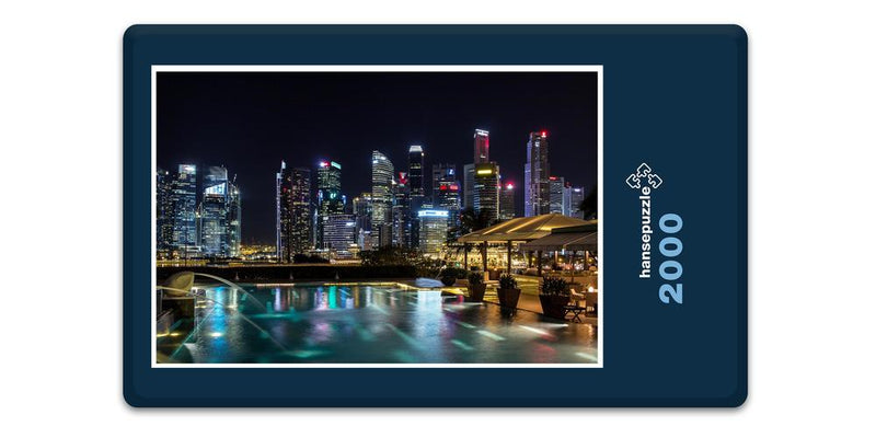 12357 Gebäude - Singapure bei Nacht