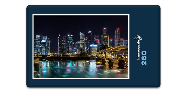 12354 Gebäude - Singapure bei Nacht