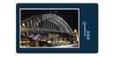 12518 Gebäude - Hafen-Brücke Sydney