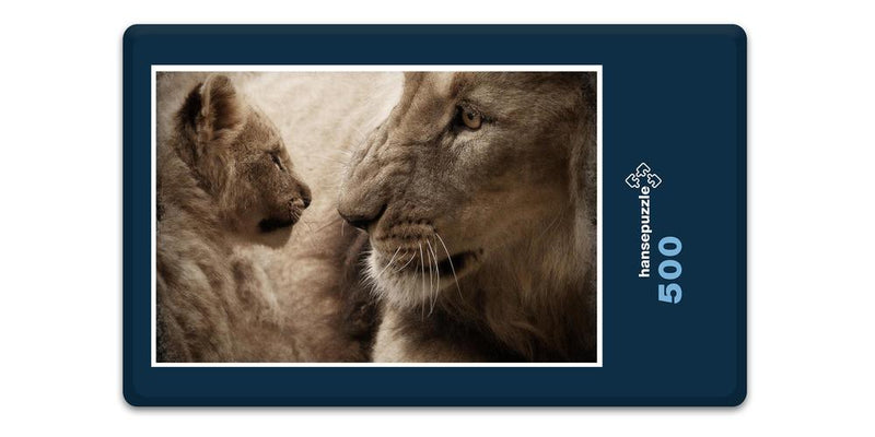 16871 Tierwelt - Löwe mit Baby