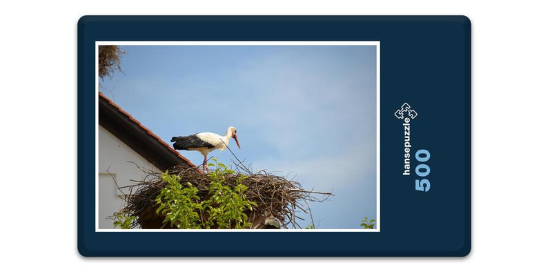 11784 Tierwelt - Storch im Nest