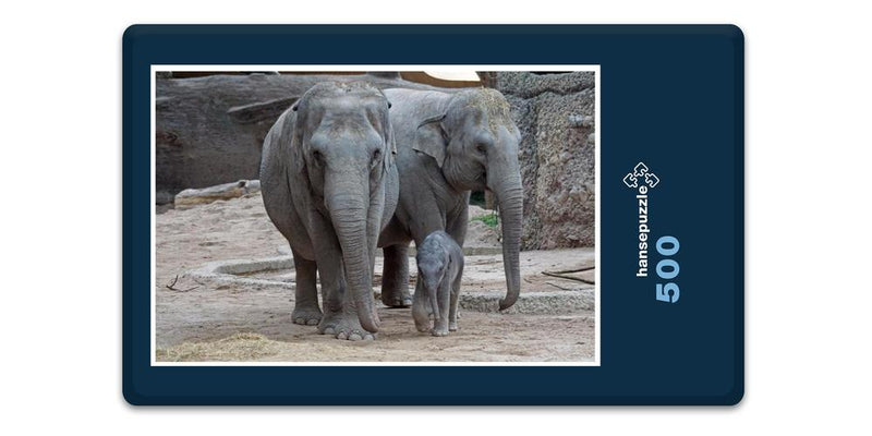 12275 Tierwelt - Elefanten-Familie