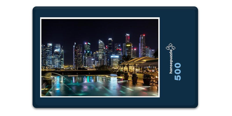 12355 Gebäude - Singapure bei Nacht