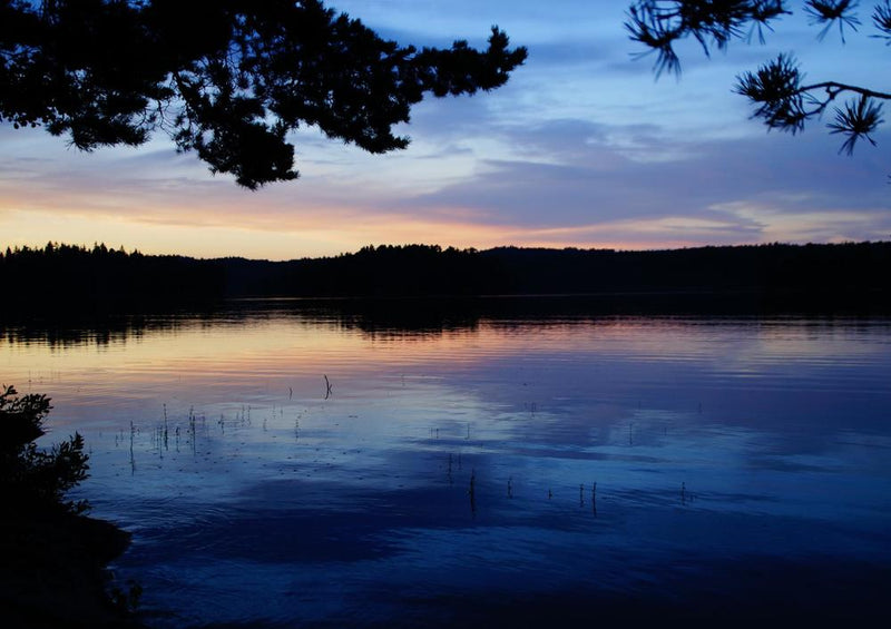 18412 Natur - Sonnenuntergang in Schweden