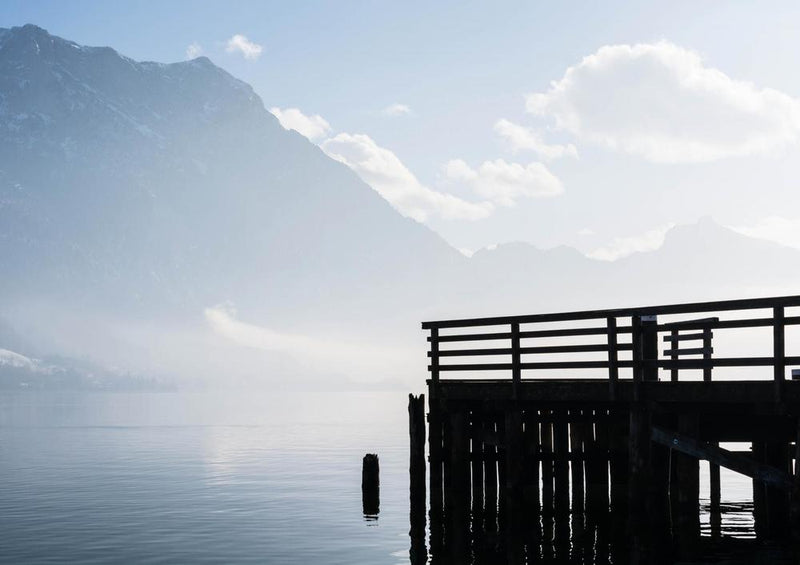 24031 Natur - Nebel über dem See