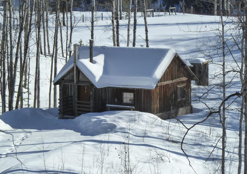 17252 Orte - Hütte im Schnee