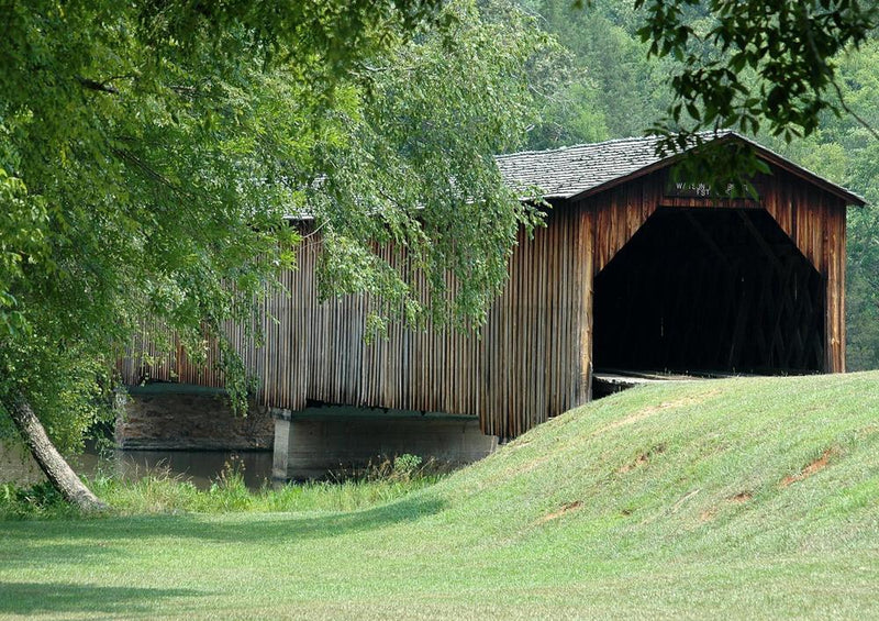 17287 Gebäude - Holz-Brücke