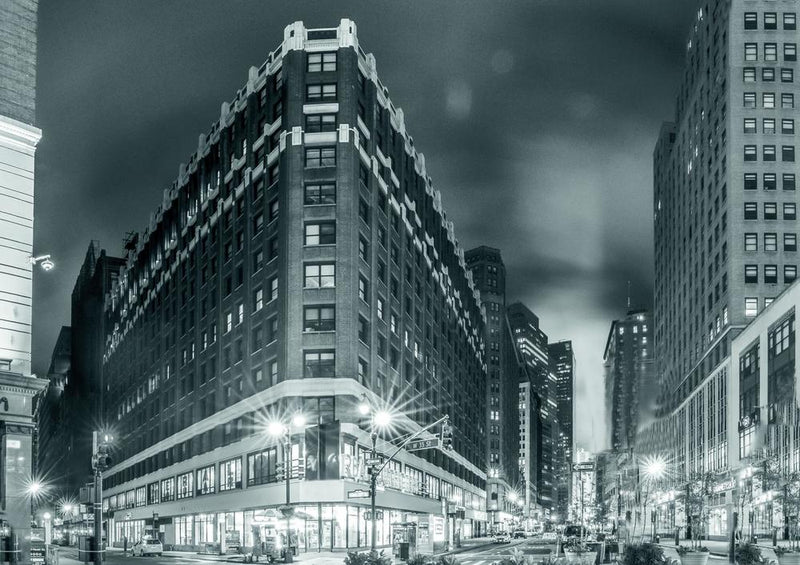 18132 Gebäude - New York bei Nacht