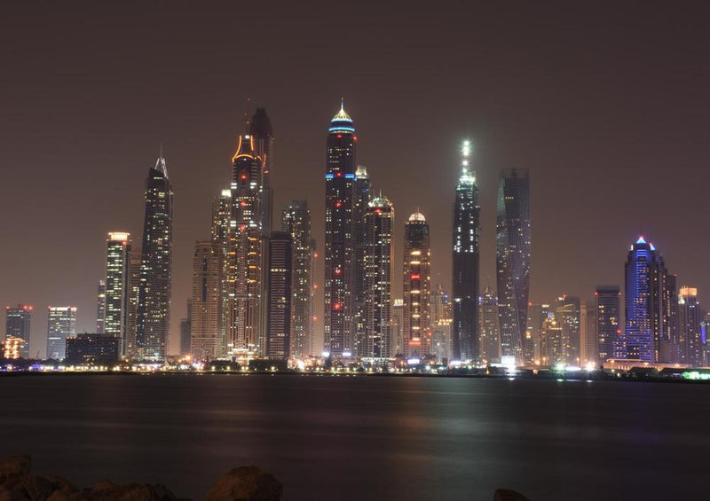 18102 Gebäude - Dubai bei Nacht