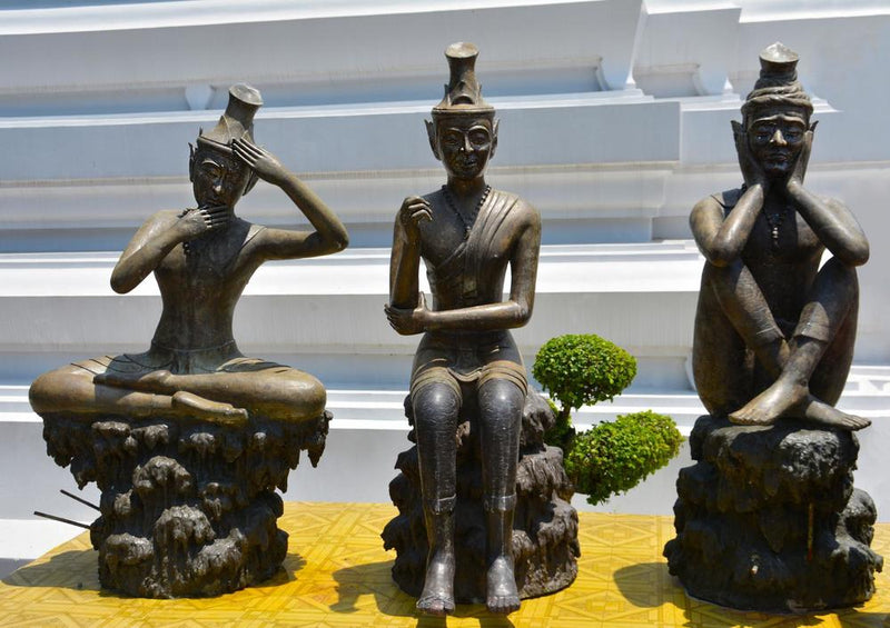 17754 Wissenschaft - Thai-Yoga-Statuen