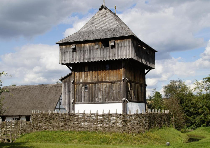 22045 Gebäude - Ritterburg in Kanzach