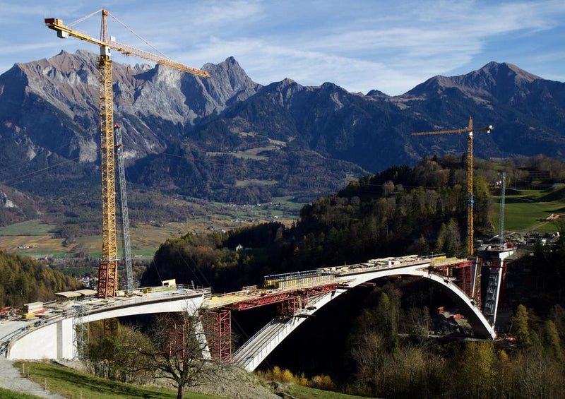 18015 Gebäude - Brücke im Bau