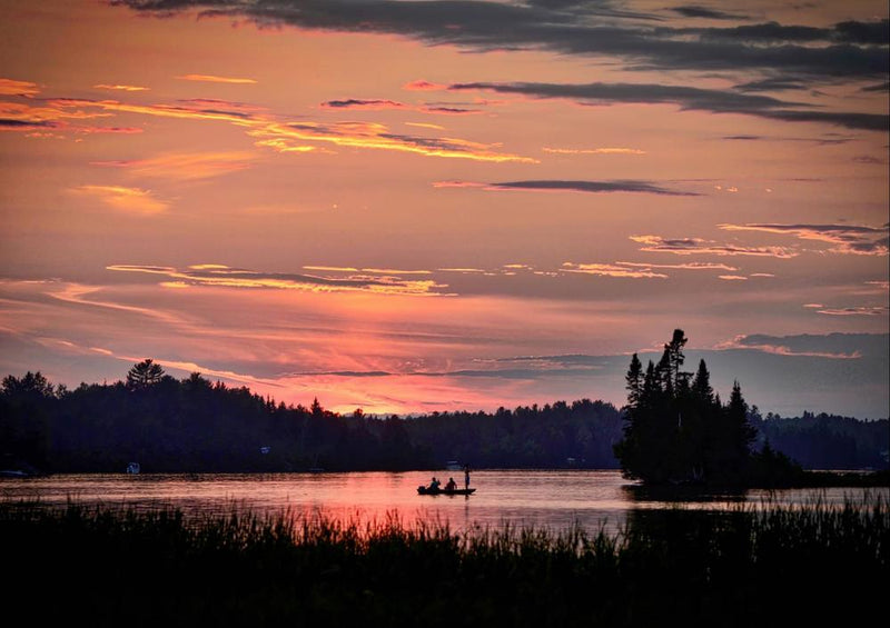 26435 Natur - Sonnenuntergang am Wasser