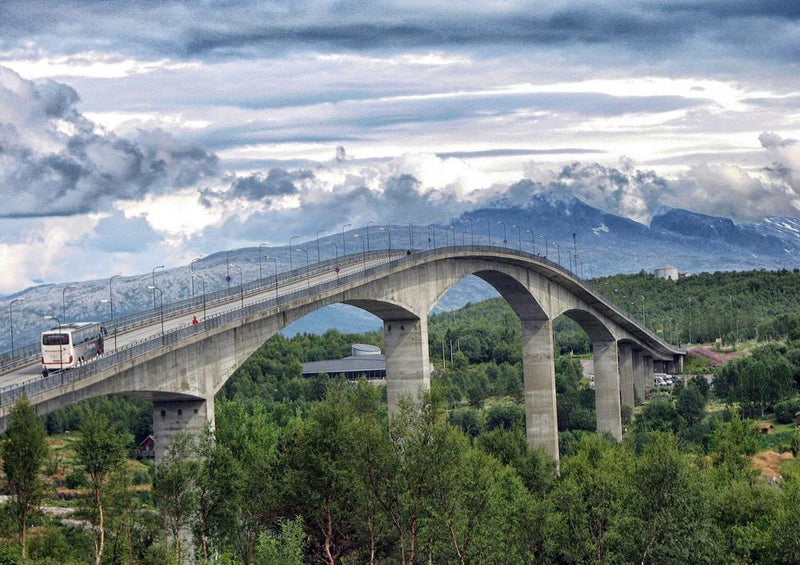 22562 Natur - Saltsstraumen Brücke