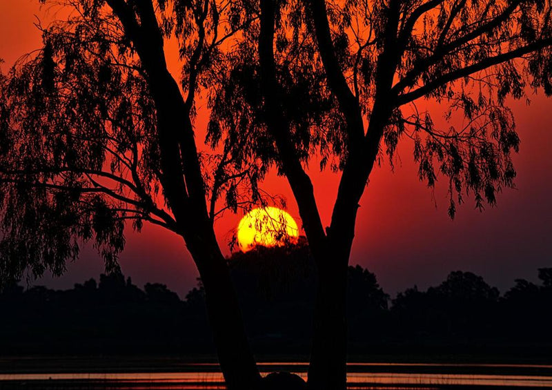 30787 Natur - Sonnenuntergang am Wasser