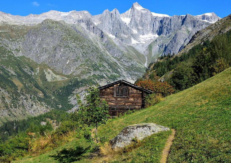 23700 Natur - Holzhaus im Gebirge