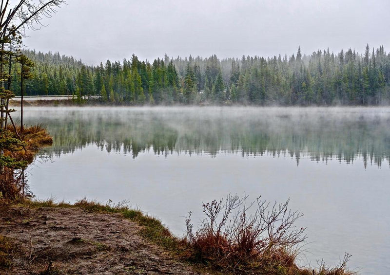 22450 Natur - Nebel über dem See