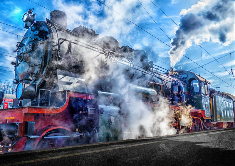 90878 Fortbewegung - Dampflokomotive