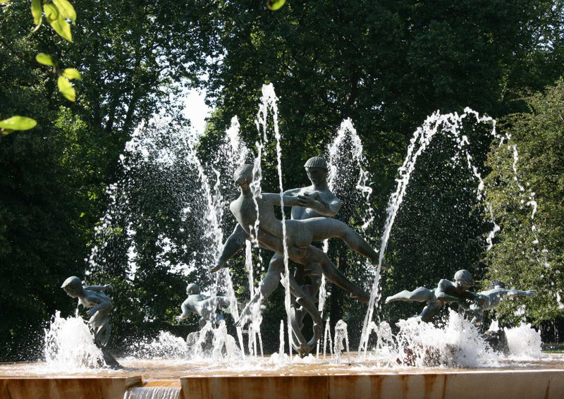 90840 Gebäude - Springbrunnen