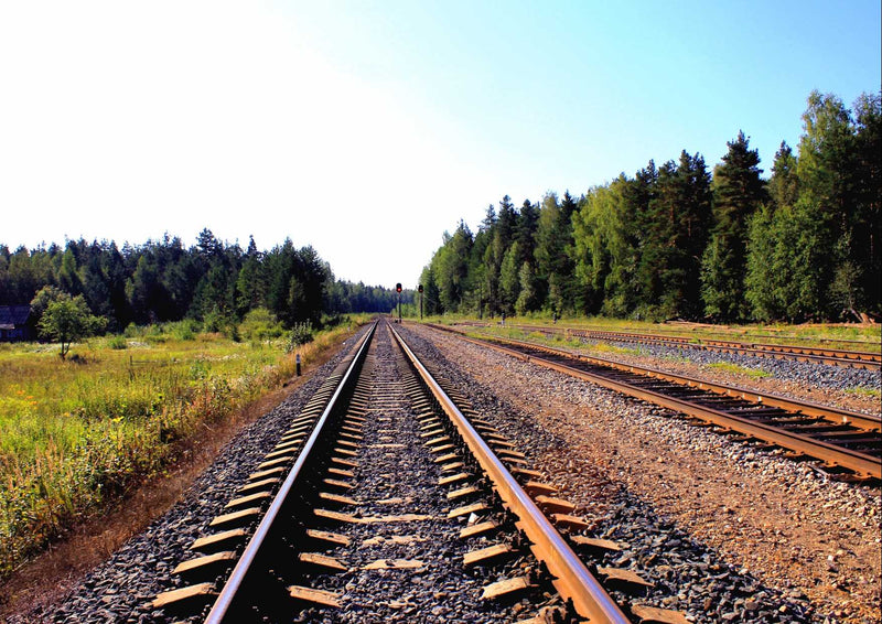 109028 Natur - Eisenbahnschienen